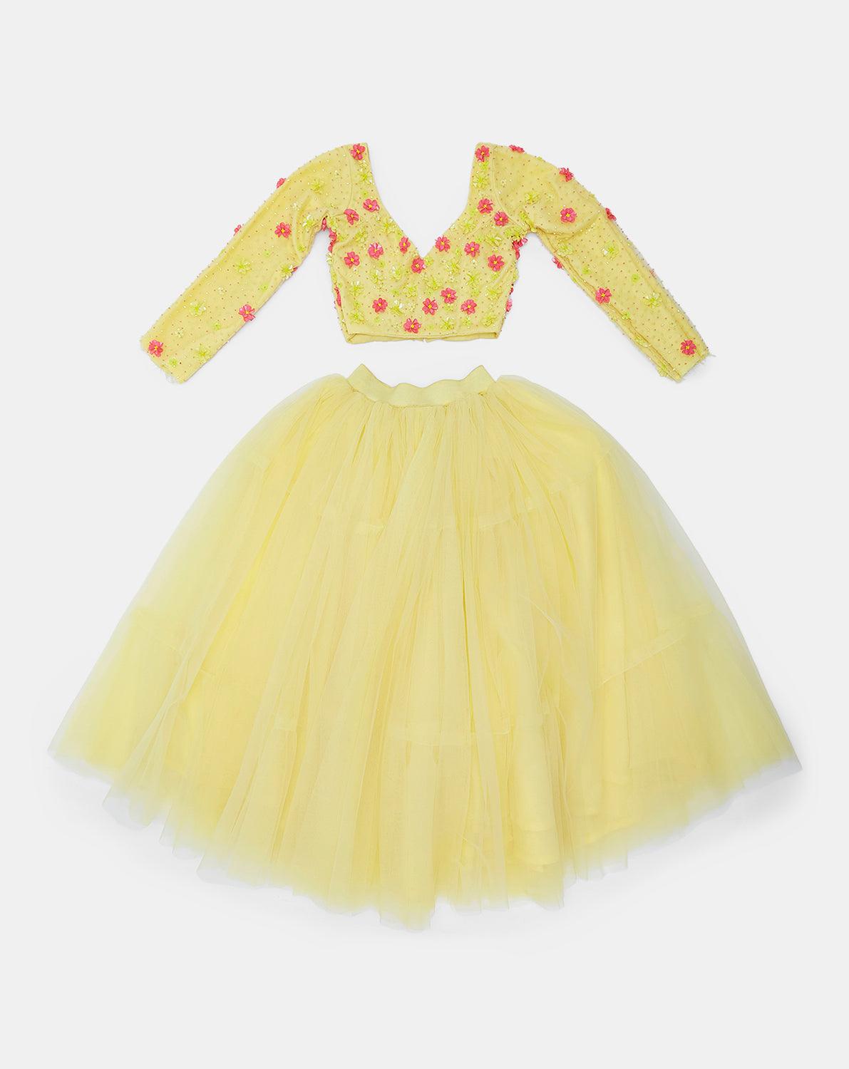Mini Aneria Lehenga Set - QUERATED