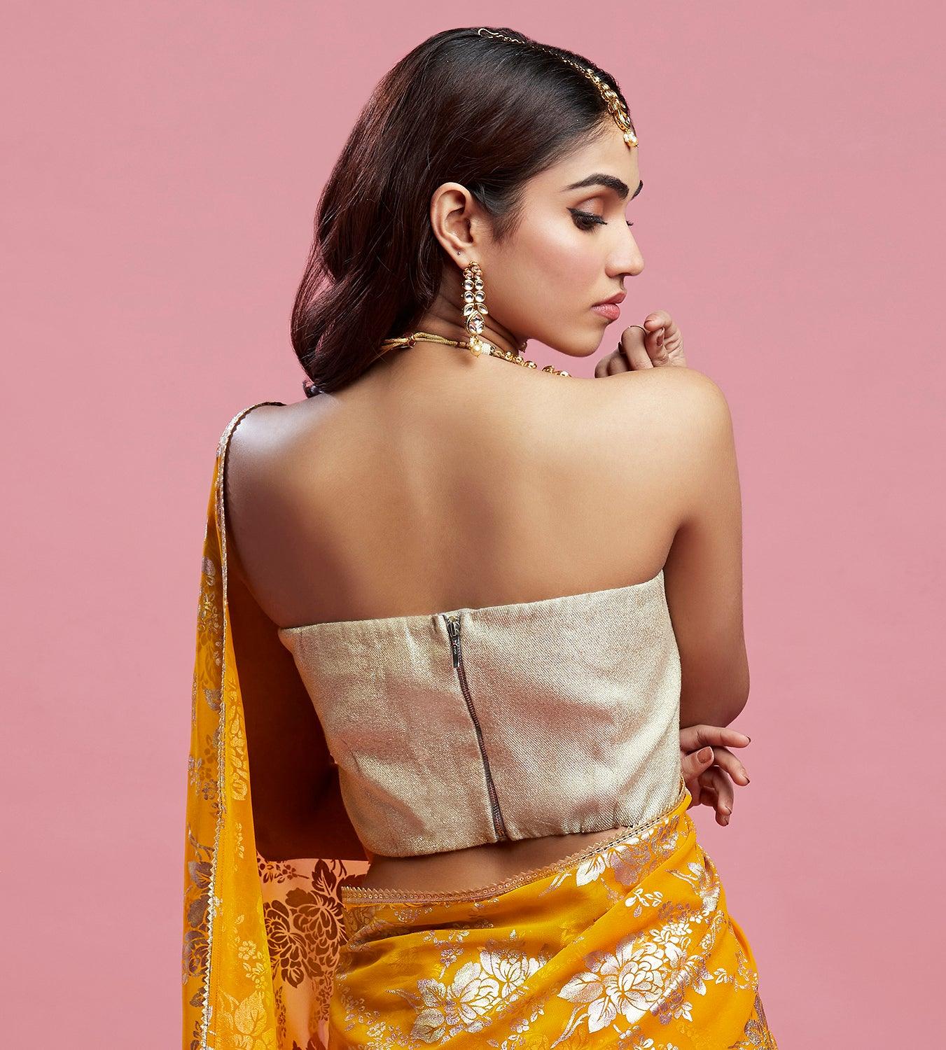 Metallic Corset blouse - QUERATED